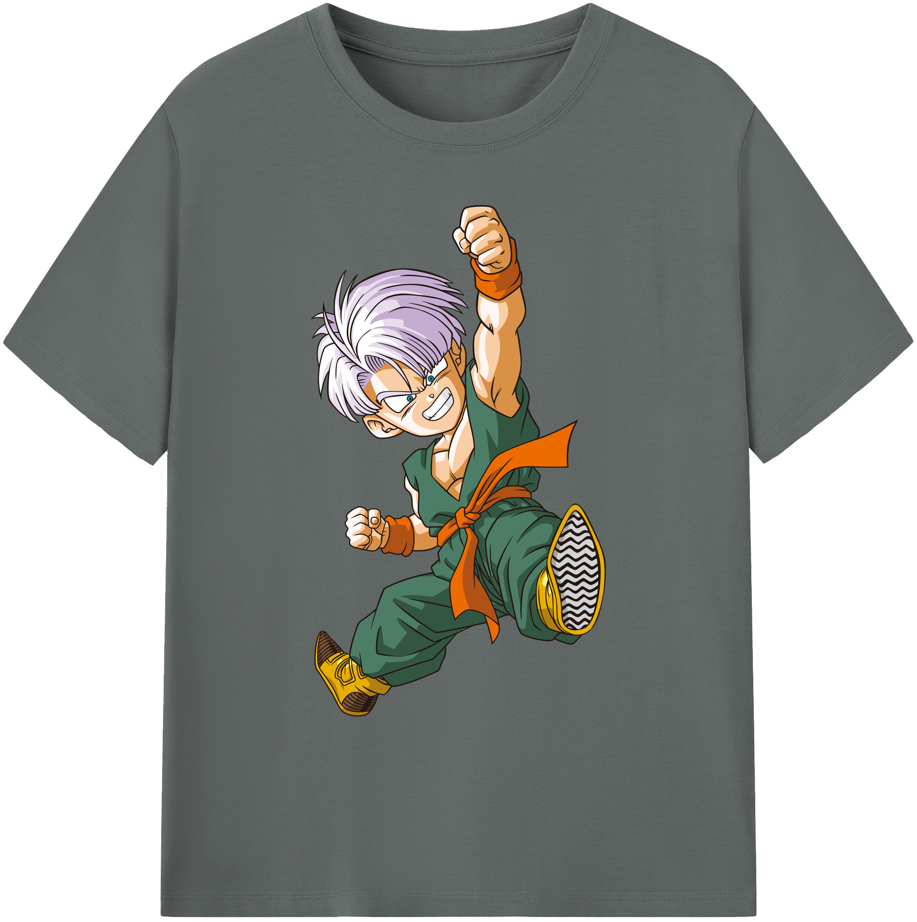 （画像用） ドラゴンボール トランクス（Torankusu）DRAGON BALL Trunks 綿100％ メンズ半袖Tシャツ｜肌触りやわらか＆通気性